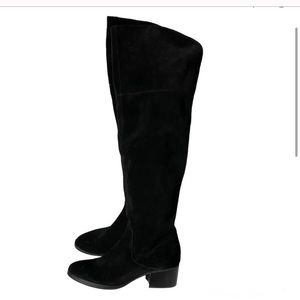 Via Spiga genuine suede over-the-knee boots